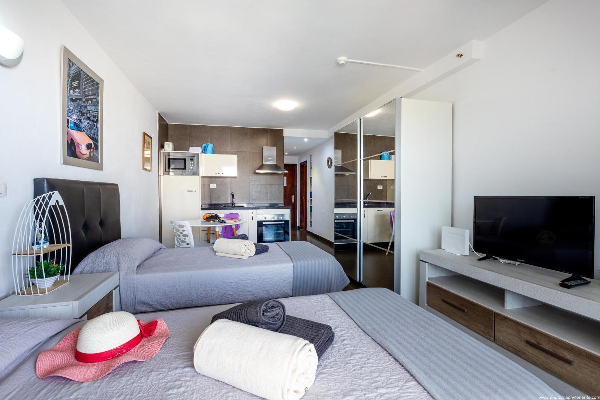 603 Comodoro Studio Beach Front Лос Кристианос Екстериор снимка