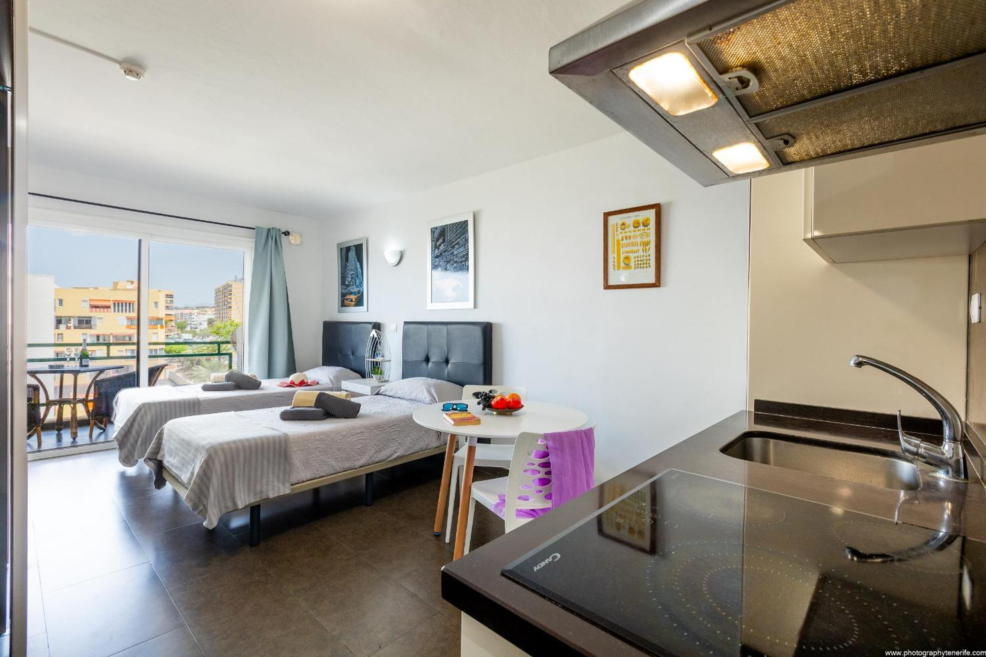 603 Comodoro Studio Beach Front Лос Кристианос Екстериор снимка