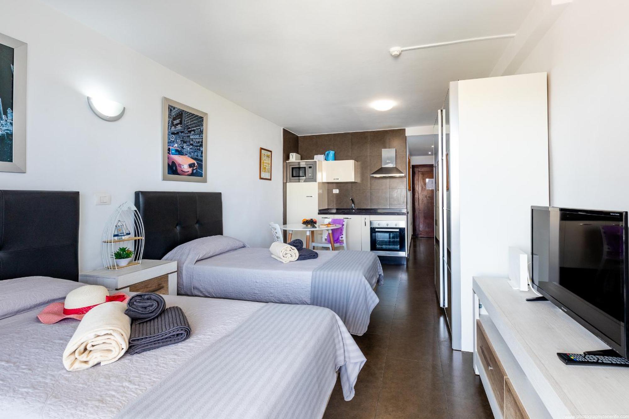 603 Comodoro Studio Beach Front Лос Кристианос Екстериор снимка